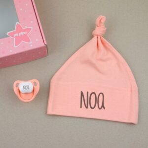Cajita gorrito + chupete
