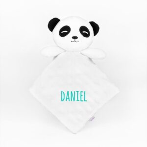 Doudou cabecitas panda personalizado