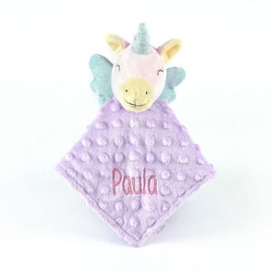 Doudou cabecitas unicornio personalizado