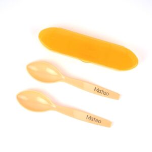 Set 2 Cucharas personalizadas senior con estuche