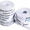 Rollos de cintas para marcar ropa personalizadas con nombre y logotipos, ideales para coser en uniformes escolares, ropa infantil, residencias y prendas de trabajo