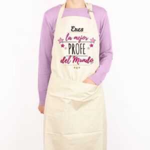 Delantal personalizado profe