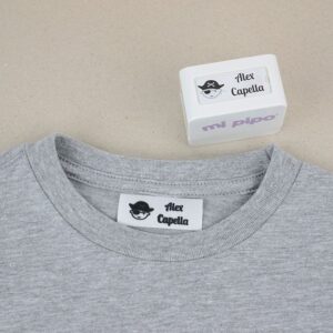 Sello con cinta marcaprendas personalizado