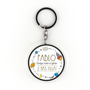 Llavero de metacrilato personalizado