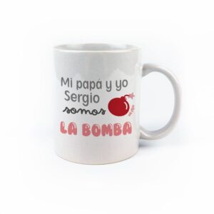 Taza de cerámica o plástico personalizada Día del padre