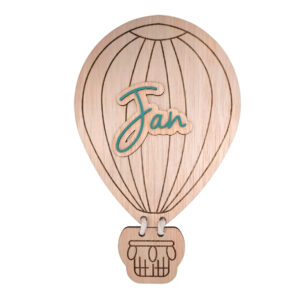 Globo madera personalizado
