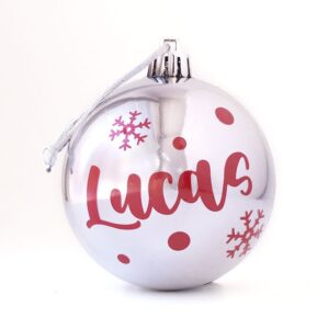 Bola de Navidad redonda personalizada