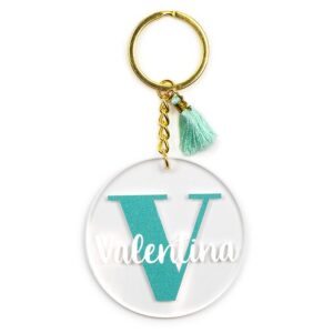 Llavero metacrilato inicial mamá