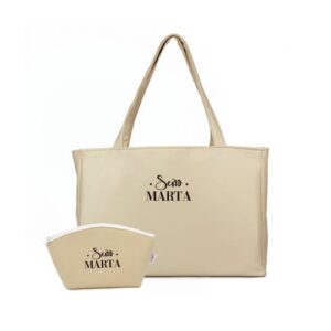 Pack bolso shopper + neceser polipiel