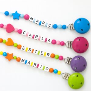 Chupetero acrílico personalizado