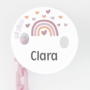Broche pinza redondo personalizado