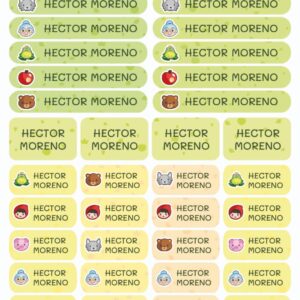 40 Etiquetas multiuso personalizadas