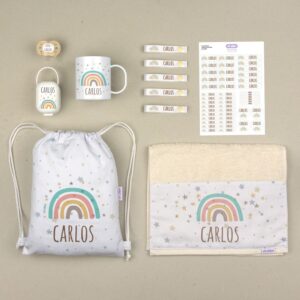Pack Mi cole personalizado + regalo etiquetas objetos