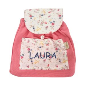 Mochila de guardería de algodón orgánico