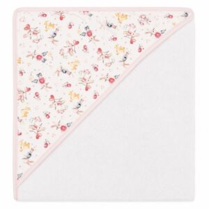 Colección de capas de baño para bebé personalizadas con capucha, disponibles en varios estampados para niño y niña, confeccionadas en algodón de alta calidad