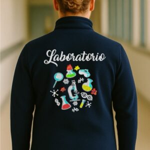 Chaqueta polar sanitarios (Laboratorio dibujos)