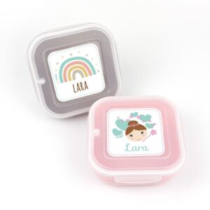 Pack 2 Fiambreras herméticas personalizadas