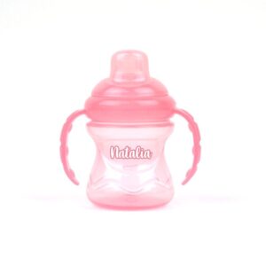 Taza con asas y tetina de silicona +6m